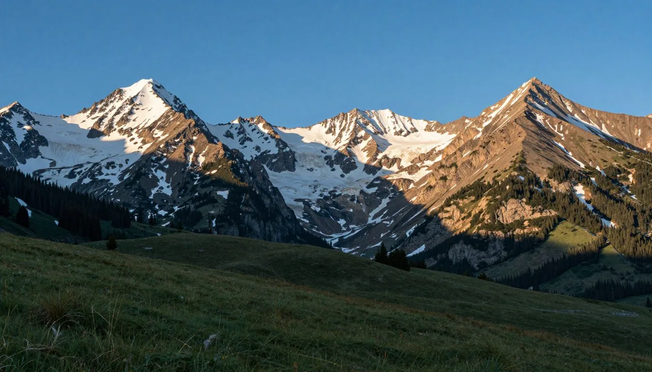 La Plata Mountains Colorado panoramic view with dramatic peaks under clear blue sky