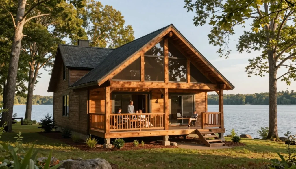 Lakeside cabin accommodation near Tennessee National Wildlife Refuge