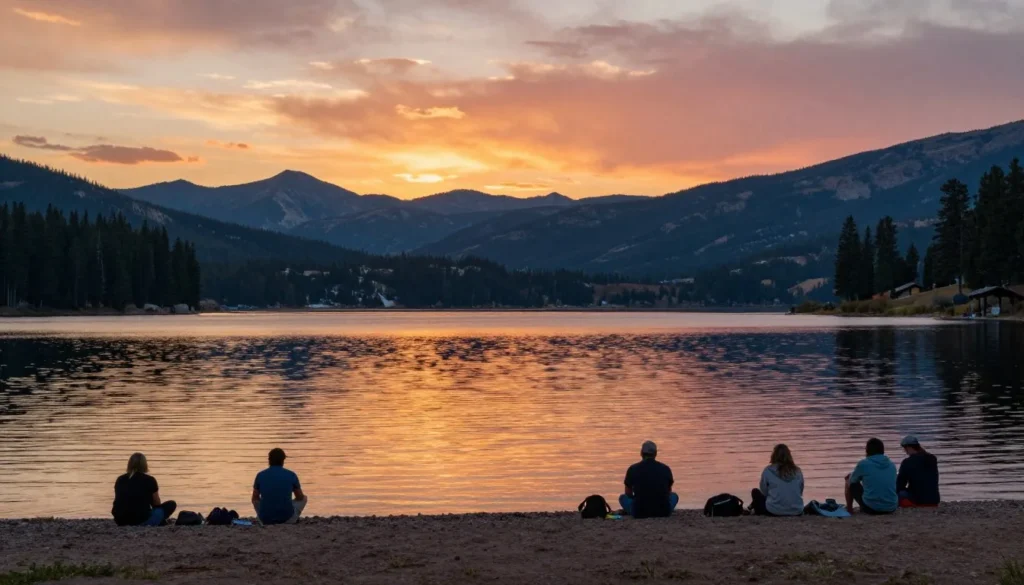 Lathrop State Park during golden hour with perfect weather conditions