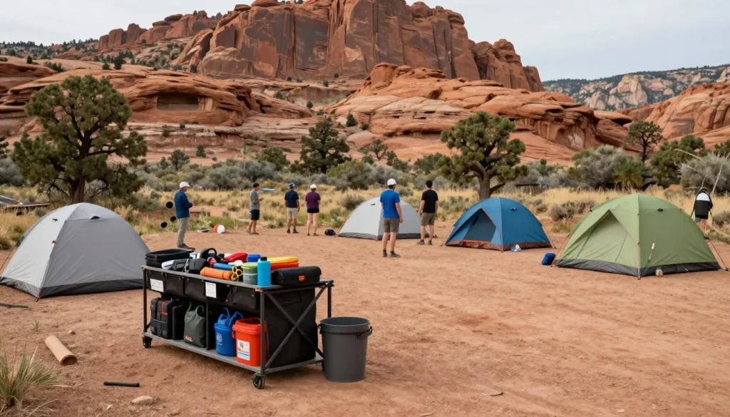 Leave No Trace camping at Indian Creek Utah with minimal impact Leave No Trace camping at Indian Creek Utah with minimal impact