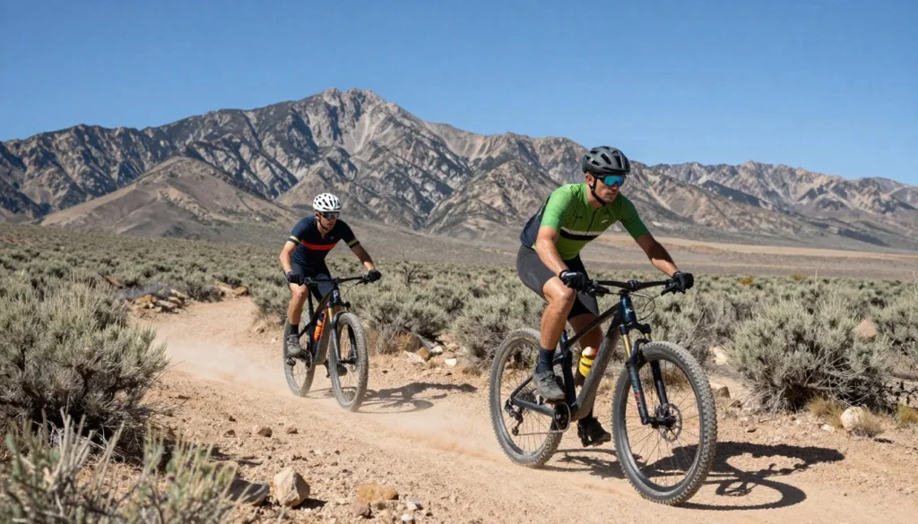 Mountain biking Nevada high desert terrain