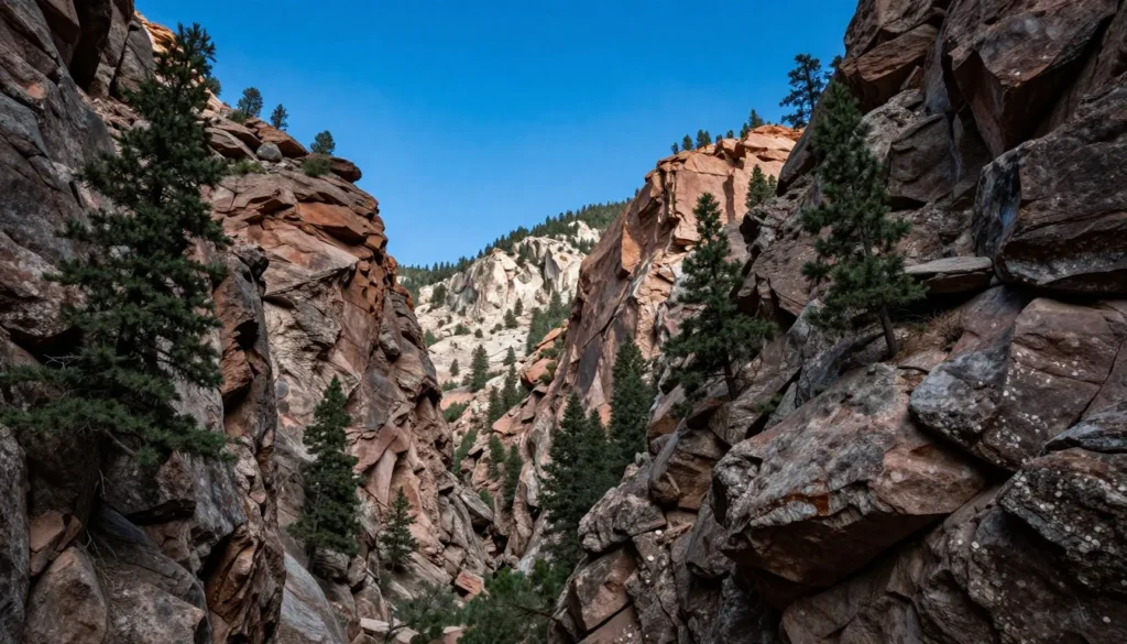 Mountain canyon landscape near Manitou Springs Mountain canyon landscape near Manitou Springs