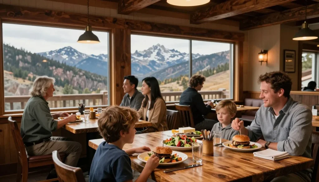 Mountain restaurant dining experience Colorado Mountain restaurant dining experience Colorado