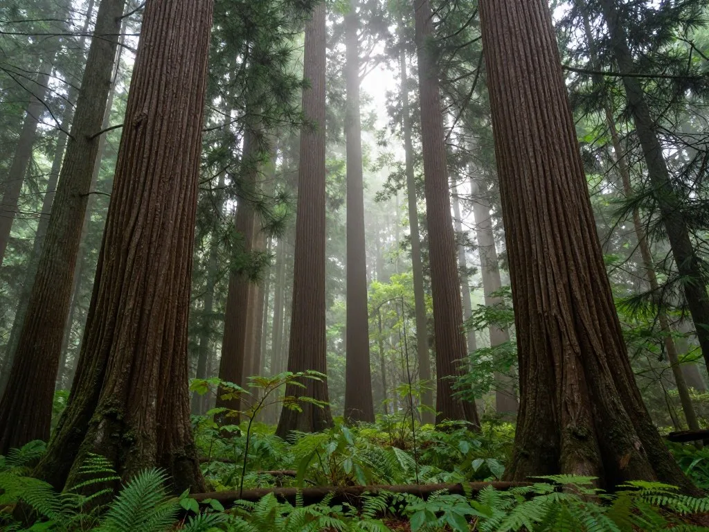 Old-growth forest in Great Smoky Mountains