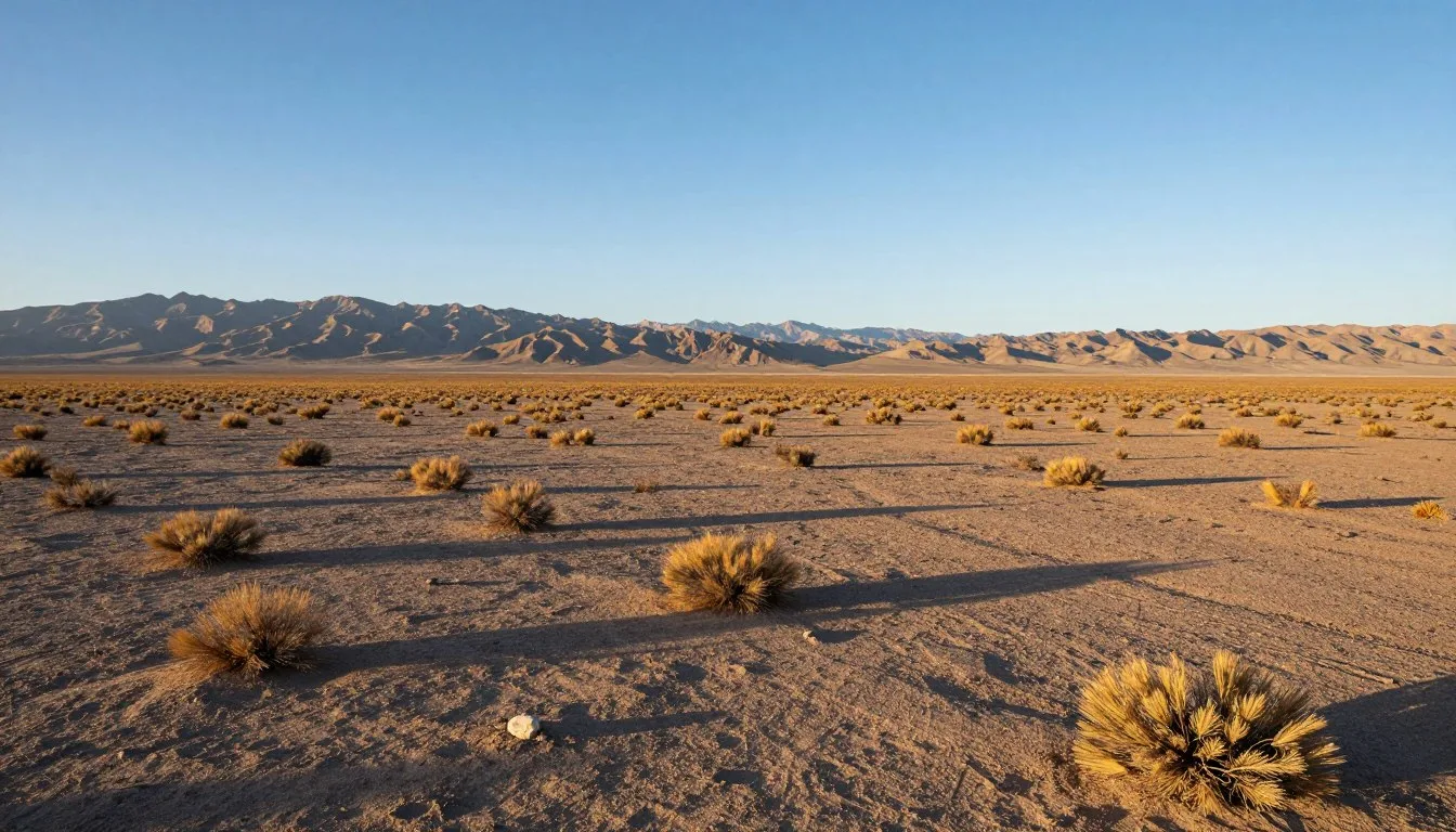 Railroad Valley Desert Nevada landscape with vast desert basin and mountain ranges