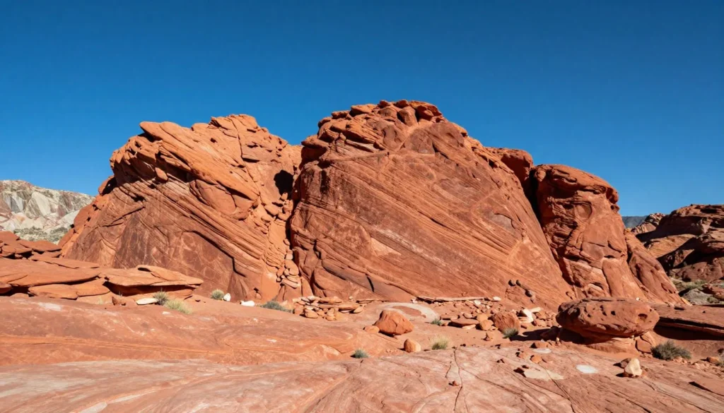 Red rock formations at Valley of Fire State Park