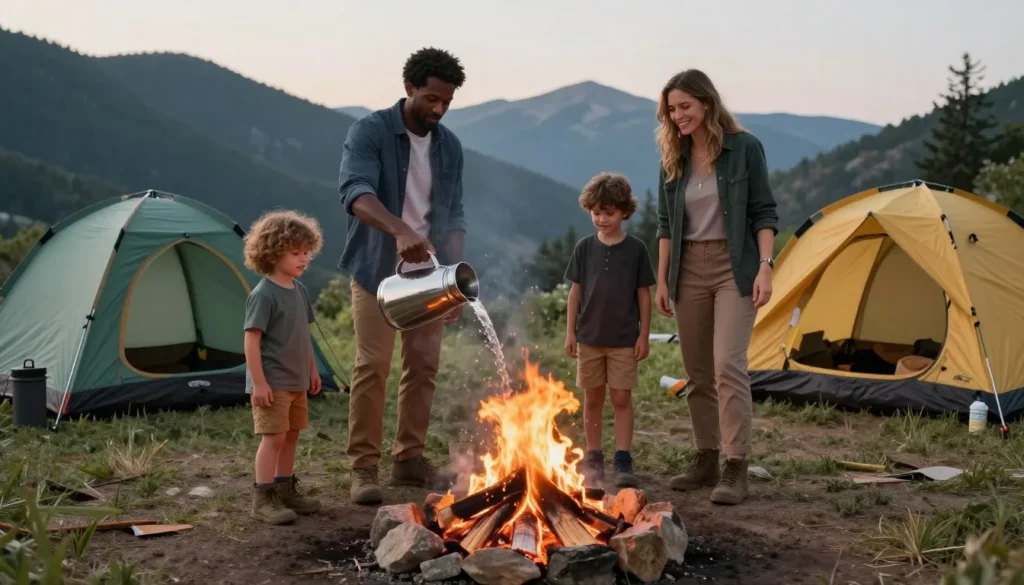 Responsible camping practices at Spinney Mountain State Park Responsible camping practices at Spinney Mountain State Park