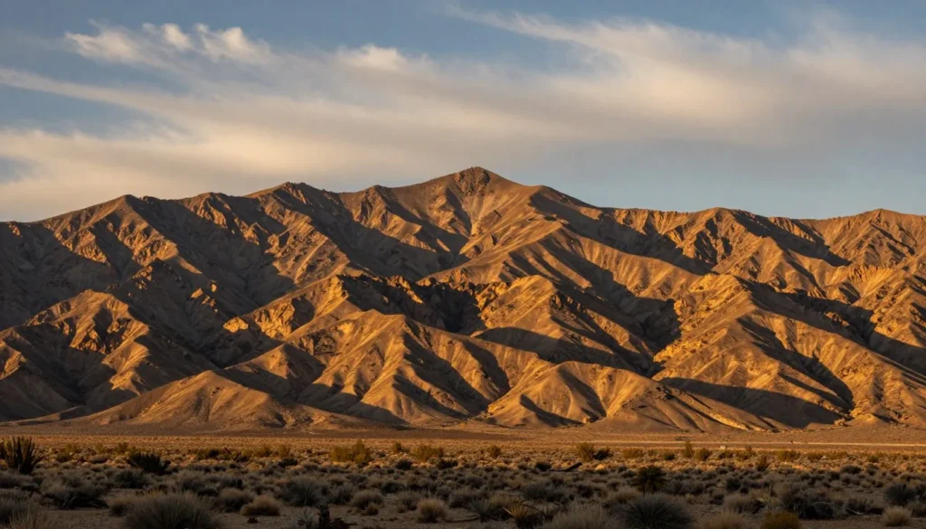 Robinson Mountains Nevada golden hour landscape