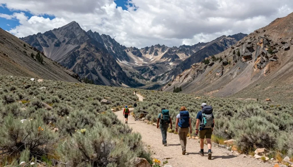 Robinson Mountains Nevada wilderness hiking scene