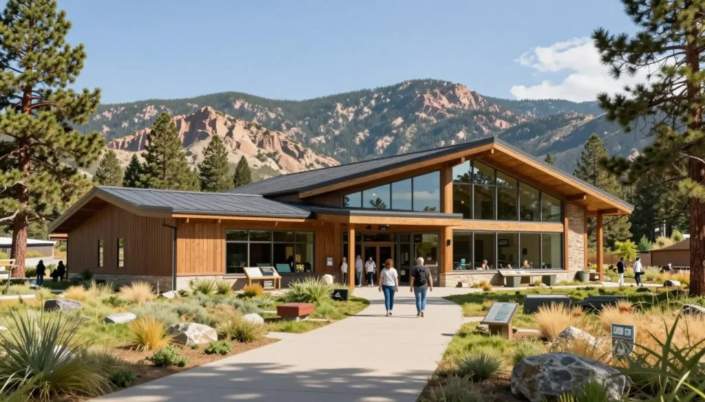 Ross Creek Nature Center at Jordanelle State Park exterior view