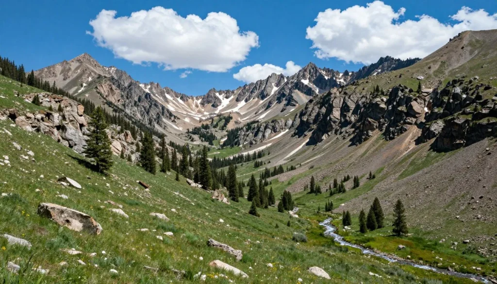 Ruby Mountains Nevada wilderness landscape with peaks and valleys Ruby Mountains Nevada wilderness landscape with peaks and valleys
