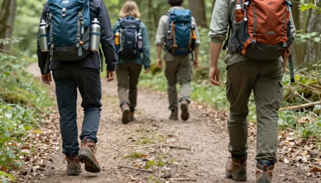 Safe hiking practices at Big Hill Pond State Park Tennessee