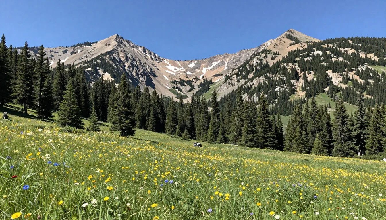 San-Isabel-National-Forest-Colorado-mountain-peaks-with-alpine-meadows San Isabel National Forest Colorado mountain peaks with alpine meadows