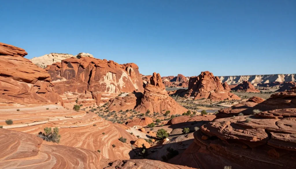 San Rafael Swell canyon landscape view San Rafael Swell canyon landscape view