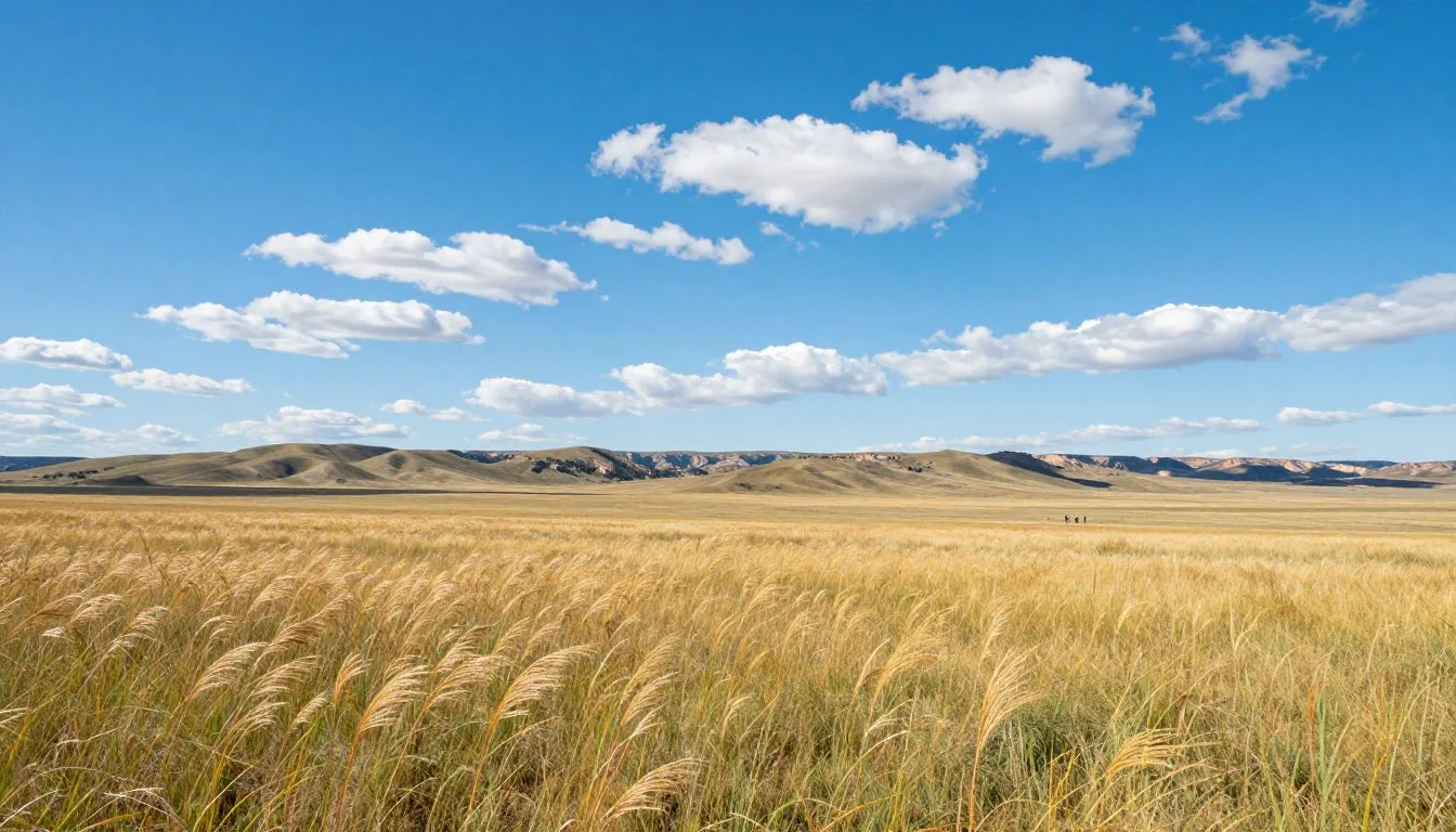 Santa-Fe-Trail-Scenic-Byway-Colorado-landscape-with-rolling-prairie-grasslands Santa Fe Trail Scenic Byway Colorado landscape with rolling prairie grasslands