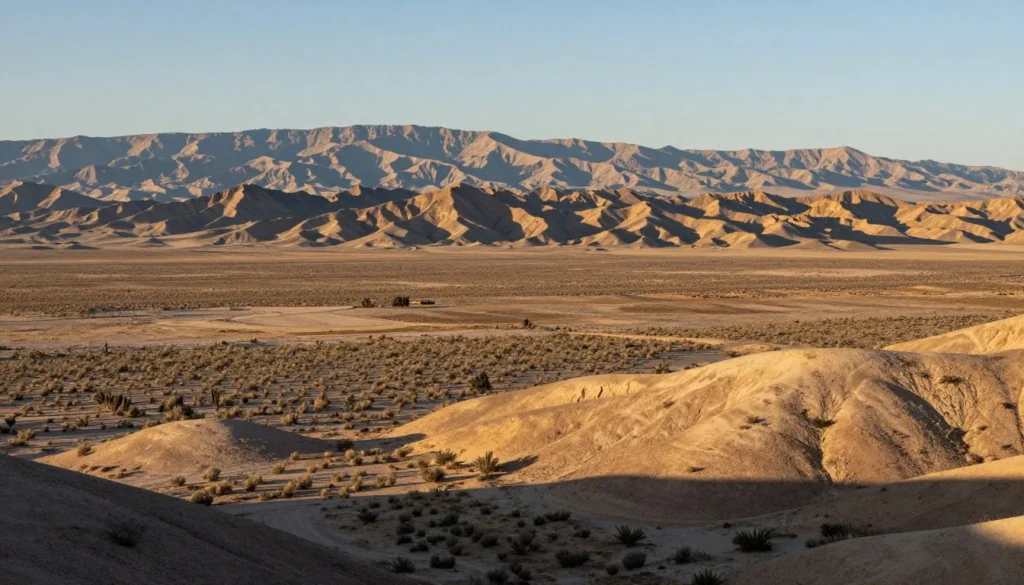 Scenic West Desert Utah landscape with distant mountains Scenic West Desert Utah landscape with distant mountains