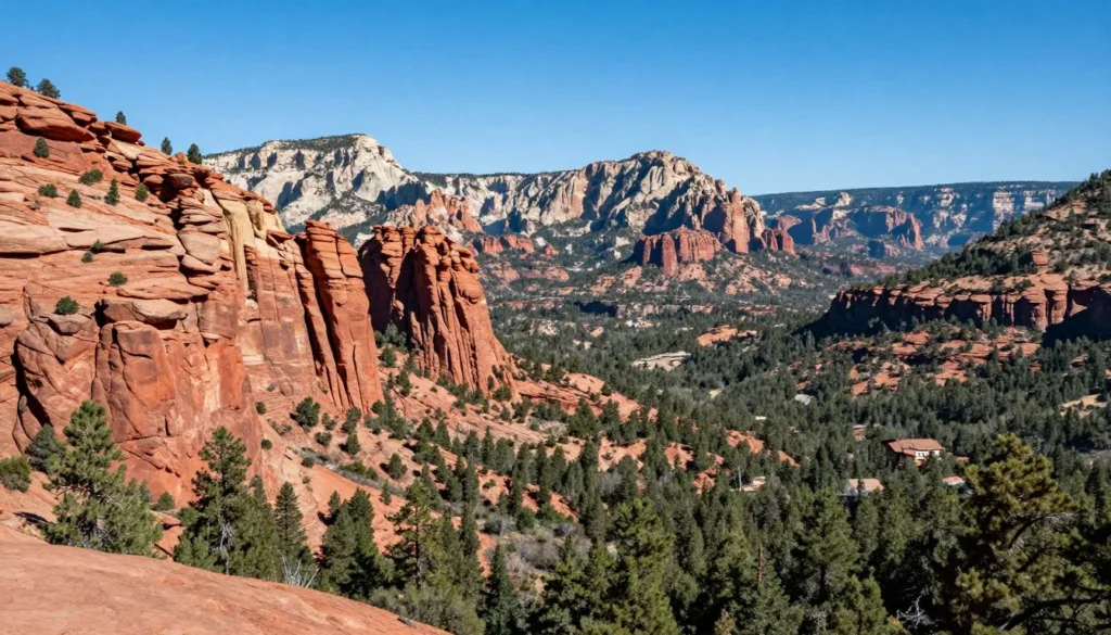 Scenic mountain vista welcoming visitors to Dixie National Forest area in southern Utah Scenic mountain vista welcoming visitors to Dixie National Forest area in southern Utah