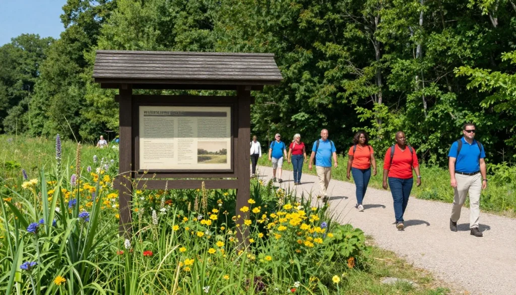 Scenic view of Tennessee National Wildlife Refuge visitor welcoming area