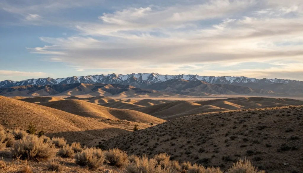 Scenic view of northern Nevada landscape near McCarran Ranch Preserve Scenic view of northern Nevada landscape near McCarran Ranch Preserve