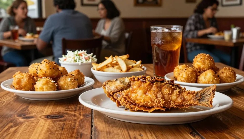 Southern comfort food served at Tennessee River area restaurant