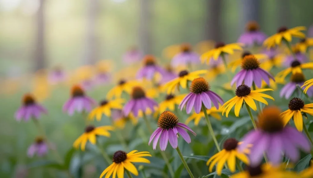 Spring wildflowers at Big Hill Pond State Park Tennessee