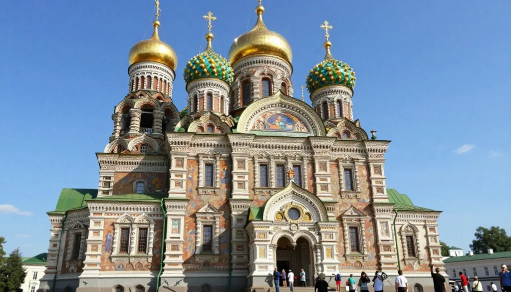 UNESCO World Heritage Site church architecture in Yaroslavl