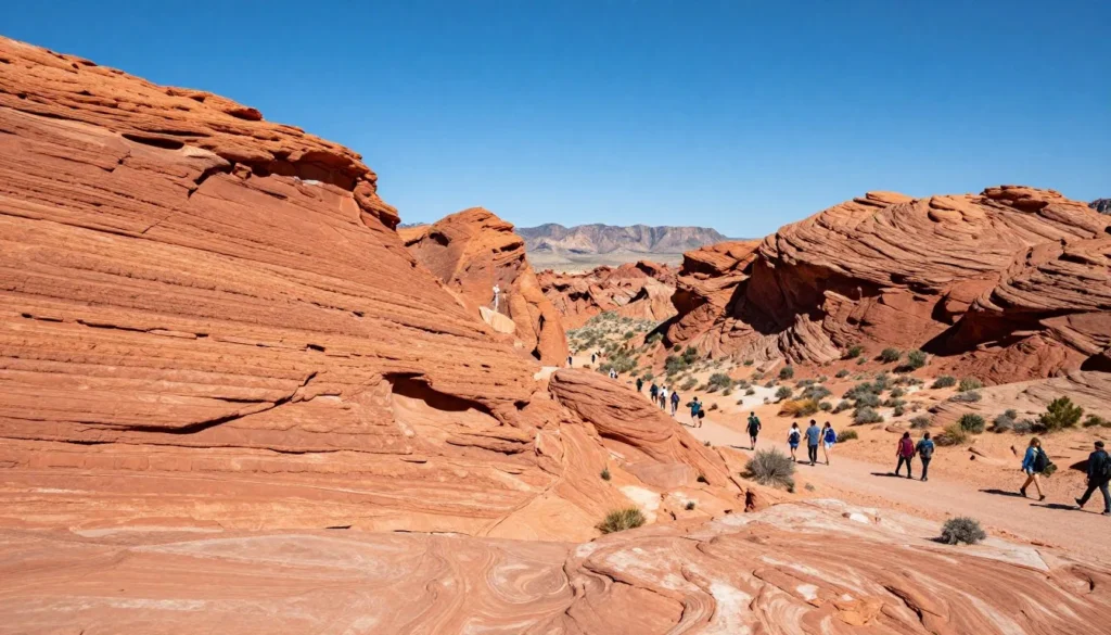 Valley of Fire State Park red rock formations