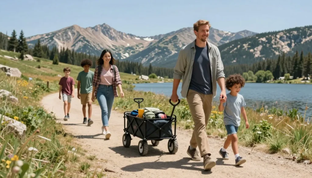 Visitors exploring Spinney Mountain State Park trails and recreational areas Visitors exploring Spinney Mountain State Park trails and recreational areas