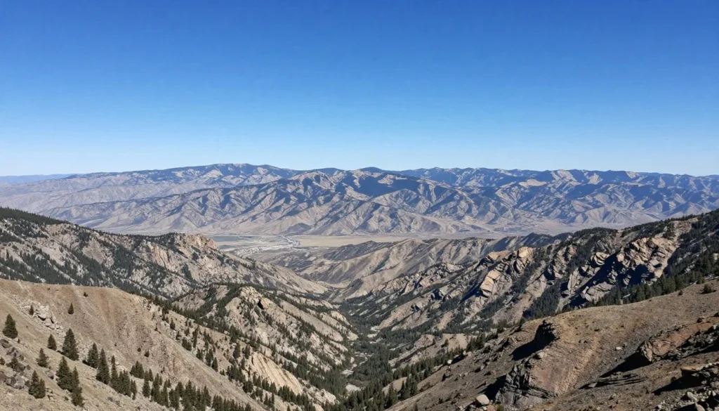 Wasatch Mountains panoramic view