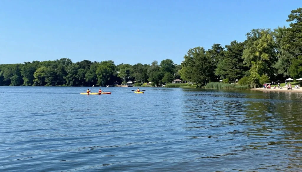 Waterbury Connecticut lake with recreational activities Waterbury Connecticut lake with recreational activities