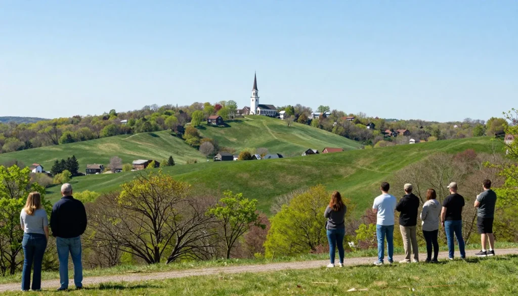 Waterbury Connecticut scenic landscape with rolling hills Waterbury Connecticut scenic landscape with rolling hills