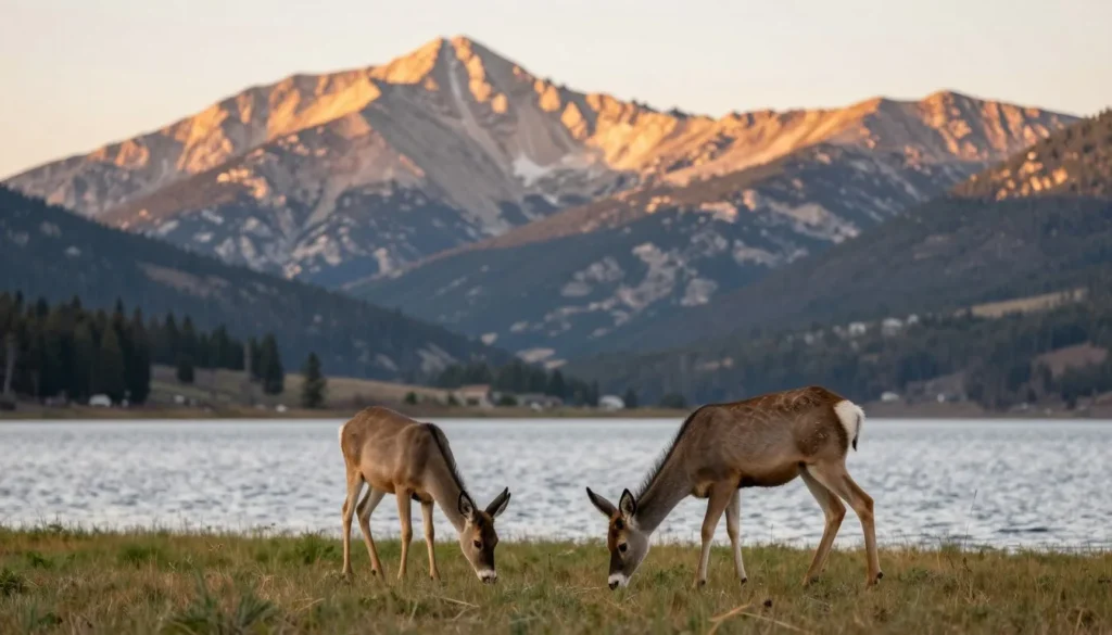 Wildlife viewing at Lathrop State Park with deer in natural habitat