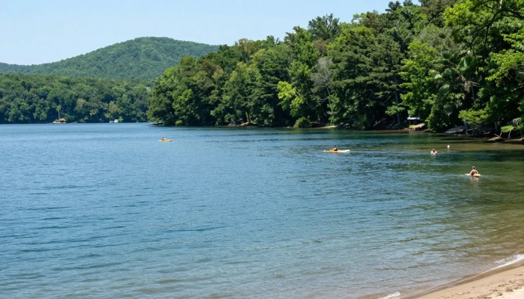 Byrd Lake at Cumberland Mountain State Park Tennessee Byrd Lake at Cumberland Mountain State Park Tennessee