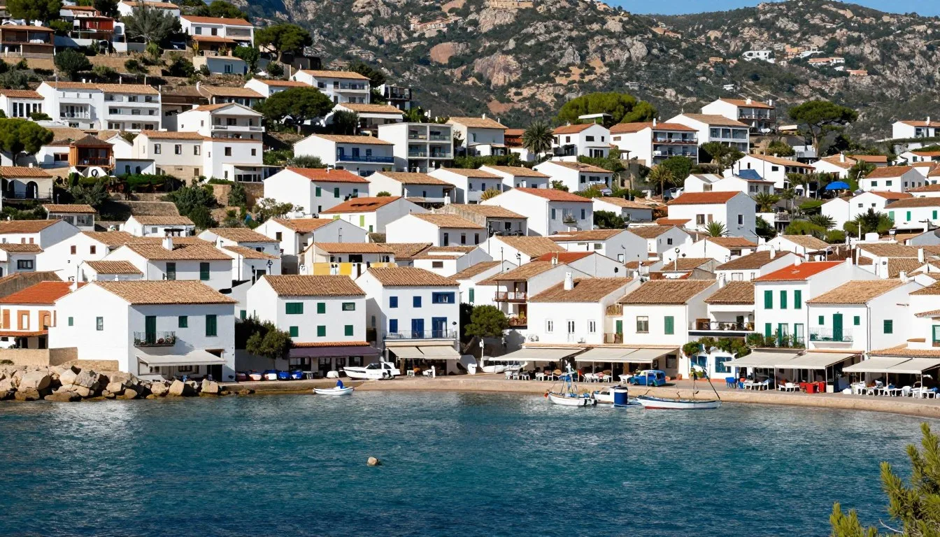 Cadaques Spain travel guide showing whitewashed houses along the Costa Brava coastline