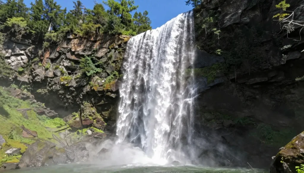 Cascading waterfall in Uncompahgre National Forest Cascading waterfall in Uncompahgre National Forest