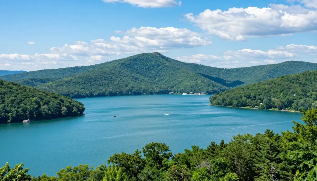 Center Hill Lake Tennessee scenic view Center Hill Lake Tennessee scenic view
