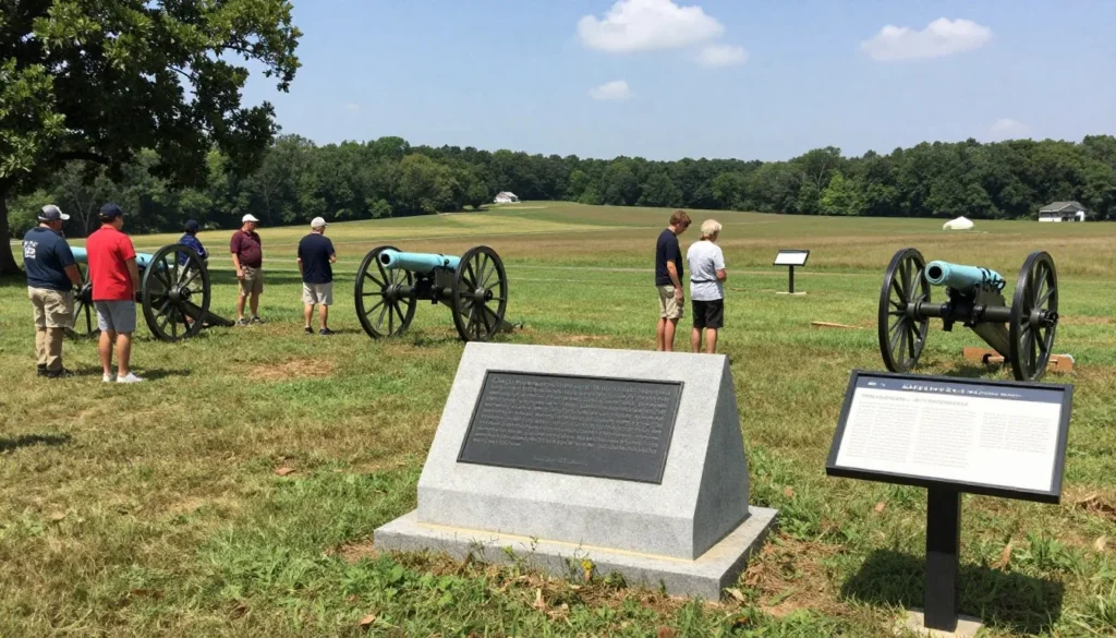 Chickamauga Battlefield historical site near Harrison Bay State Park Chickamauga Battlefield historical site near Harrison Bay State Park