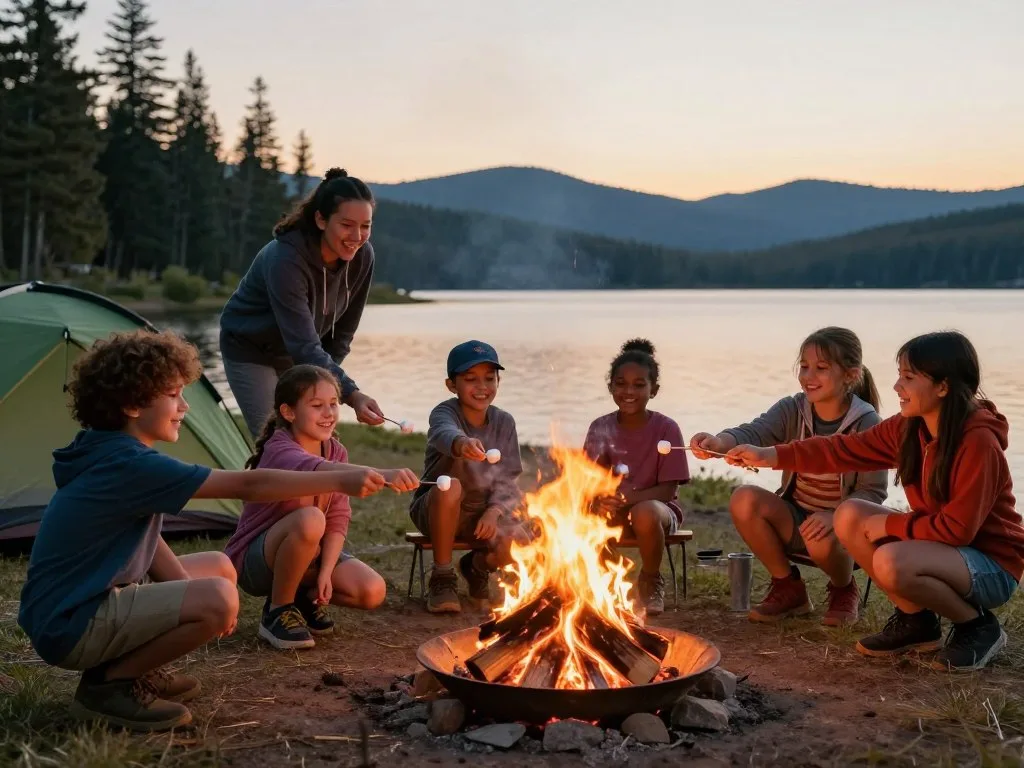 Children camping activities Children camping activities