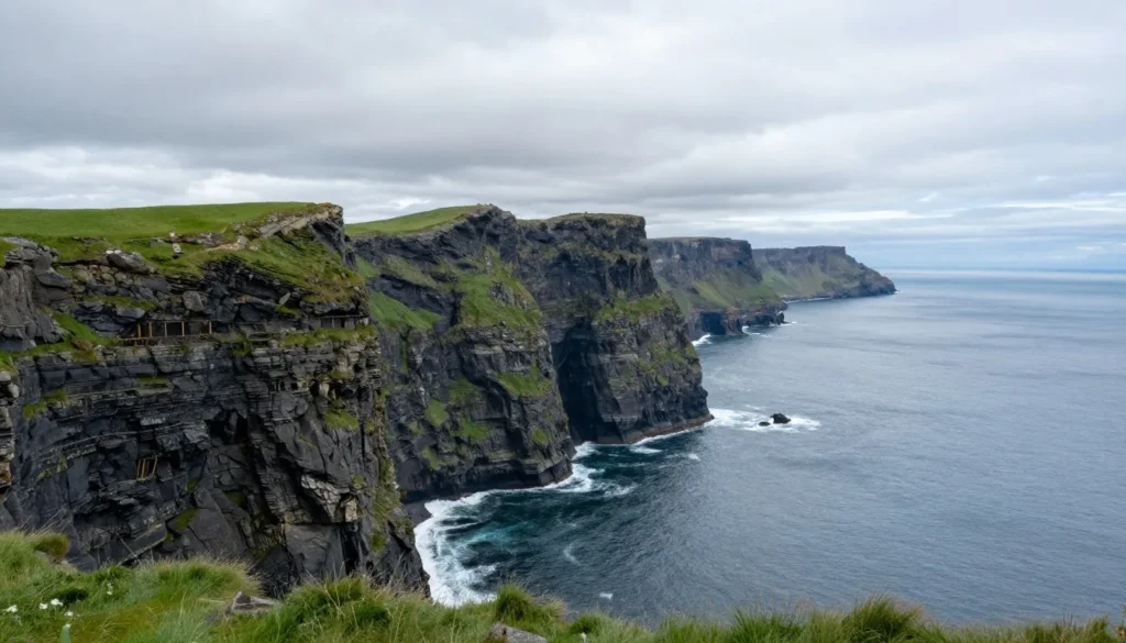 Cliffs of Moher with Atlantic Ocean views