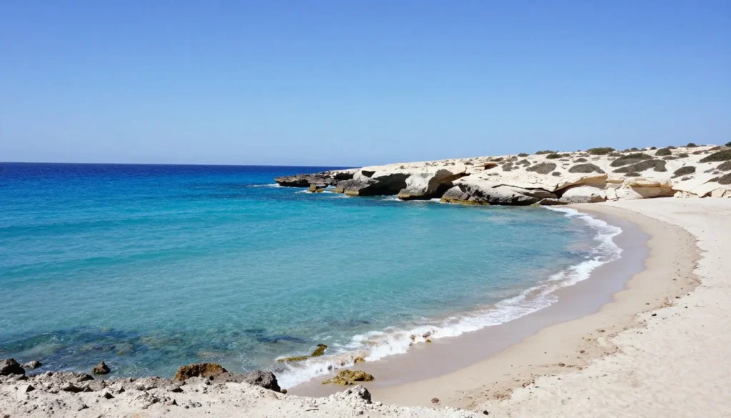 Coastal landscape of Marsa Matrouh Mediterranean beaches near Siwa Oasis Coastal landscape of Marsa Matrouh Mediterranean beaches near Siwa Oasis