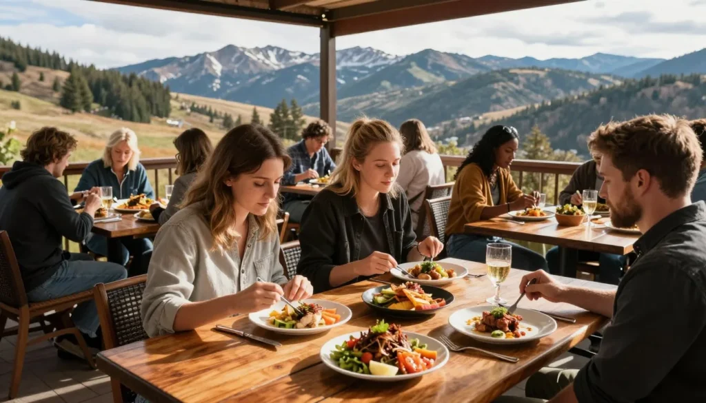 Colorado mountain dining experience with local cuisine Colorado mountain dining experience with local cuisine