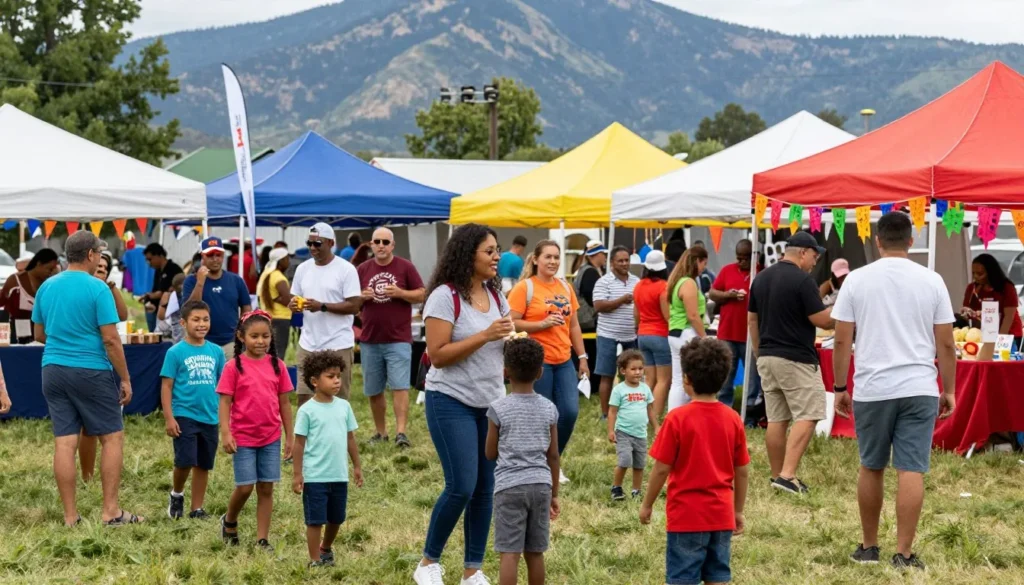 Community festival celebration near Trinidad Colorado Community festival celebration near Trinidad Colorado