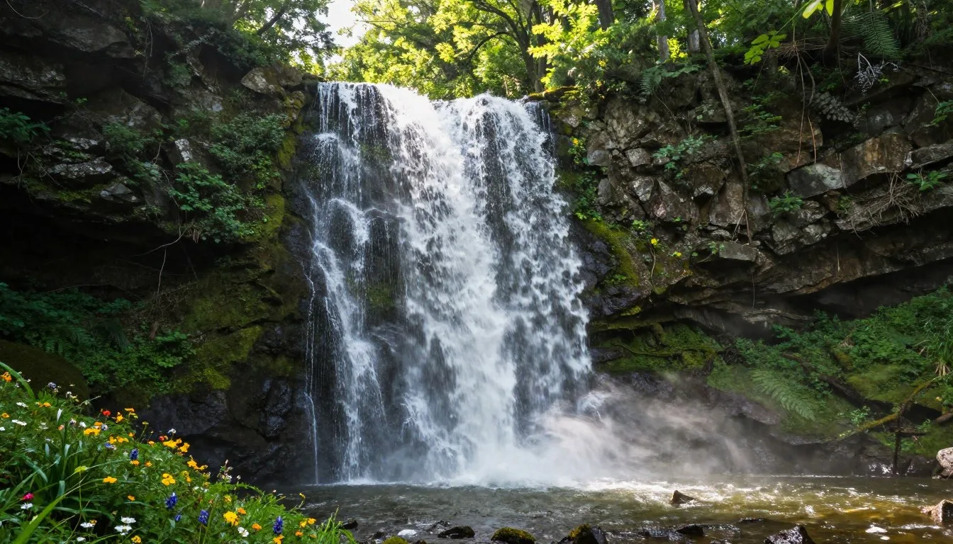 Conasauga-Falls-cascading-through-lush-Cherokee-National-Forest Conasauga Falls cascading through lush Cherokee National Forest