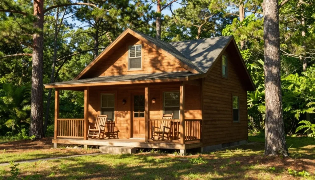 Cozy cabin accommodation near Dismal Swamp State Park surrounded by pine forest Cozy cabin accommodation near Dismal Swamp State Park surrounded by pine forest