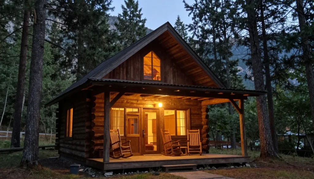 Cozy mountain cabin accommodation in Great Smoky Mountains area Cozy mountain cabin accommodation in Great Smoky Mountains area