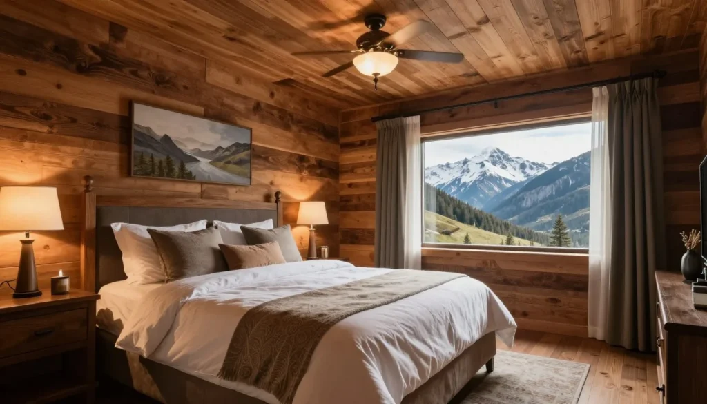 Cozy mountain cabin bedroom with rustic decor Tennessee Cozy mountain cabin bedroom with rustic decor Tennessee
