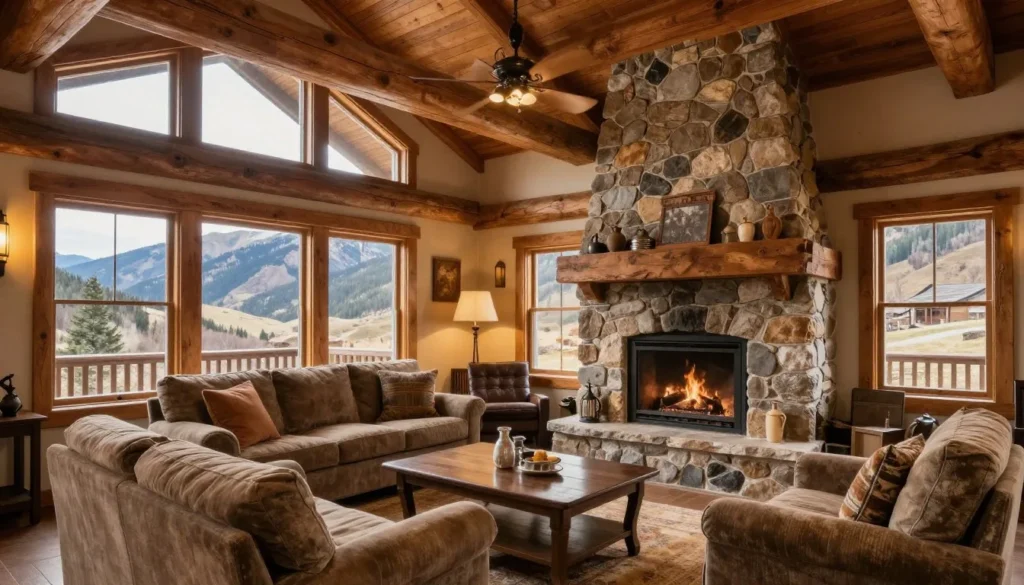 Cozy mountain lodge accommodation near Tennessee Pass Colorado Cozy mountain lodge accommodation near Tennessee Pass Colorado