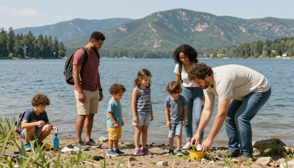 Family activities at Trinidad Lake State Park Family activities at Trinidad Lake State Park