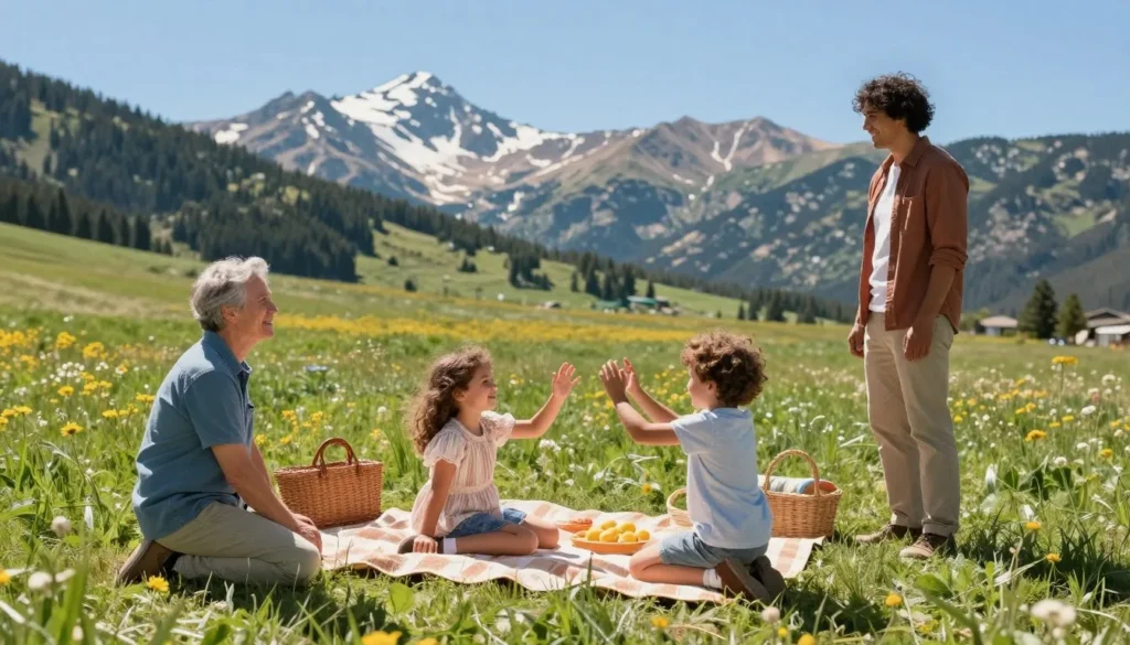 Family enjoying outdoor activities in Steamboat Springs Family enjoying outdoor activities in Steamboat Springs