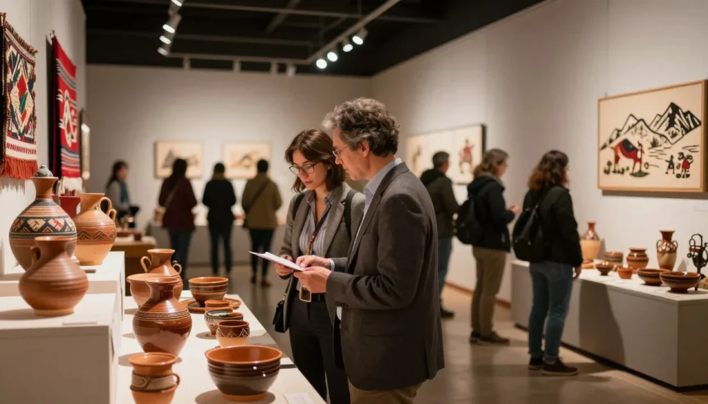 Folk art gallery with mountain crafts Folk art gallery with mountain crafts